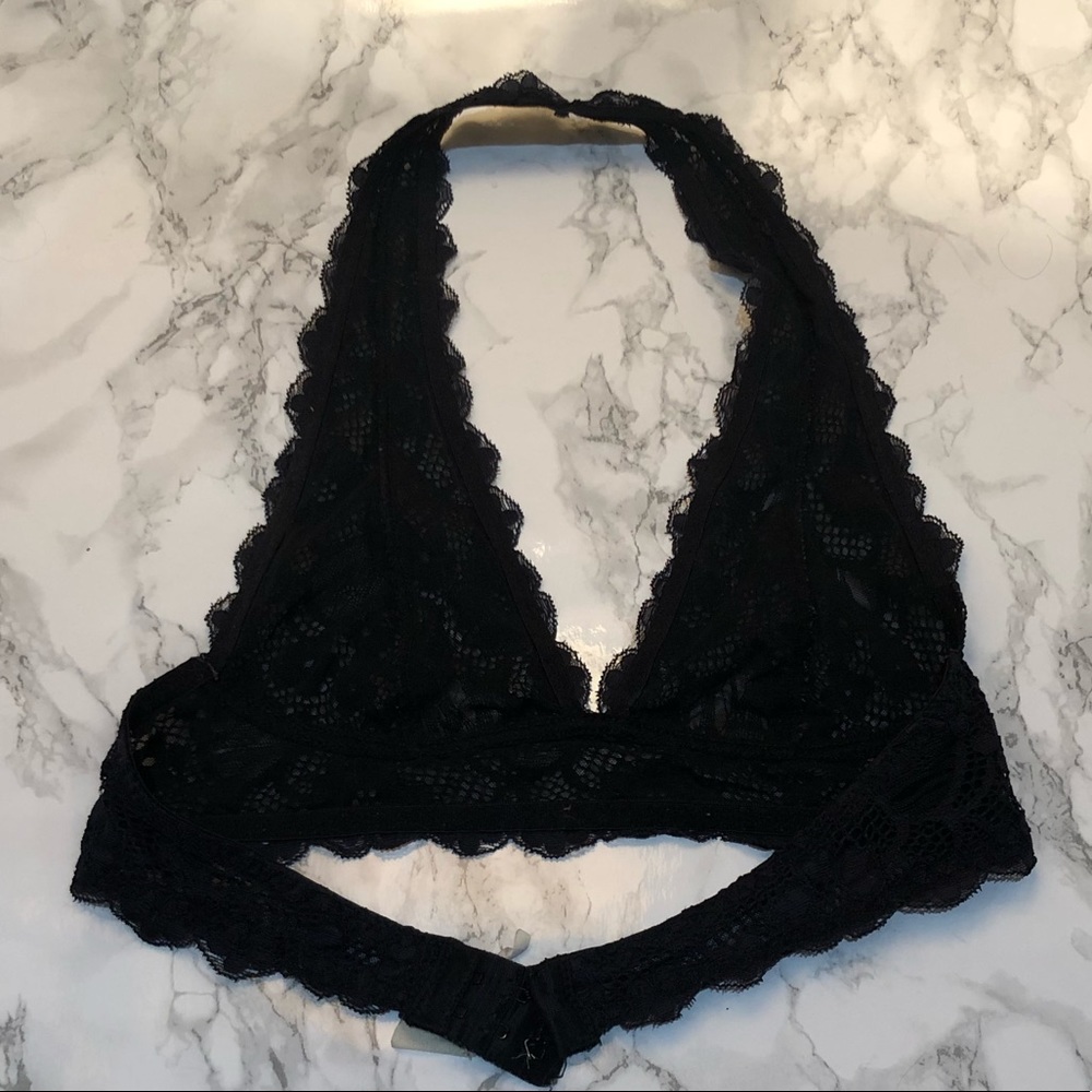 2/$10!! Black/Purple Free People Bralets